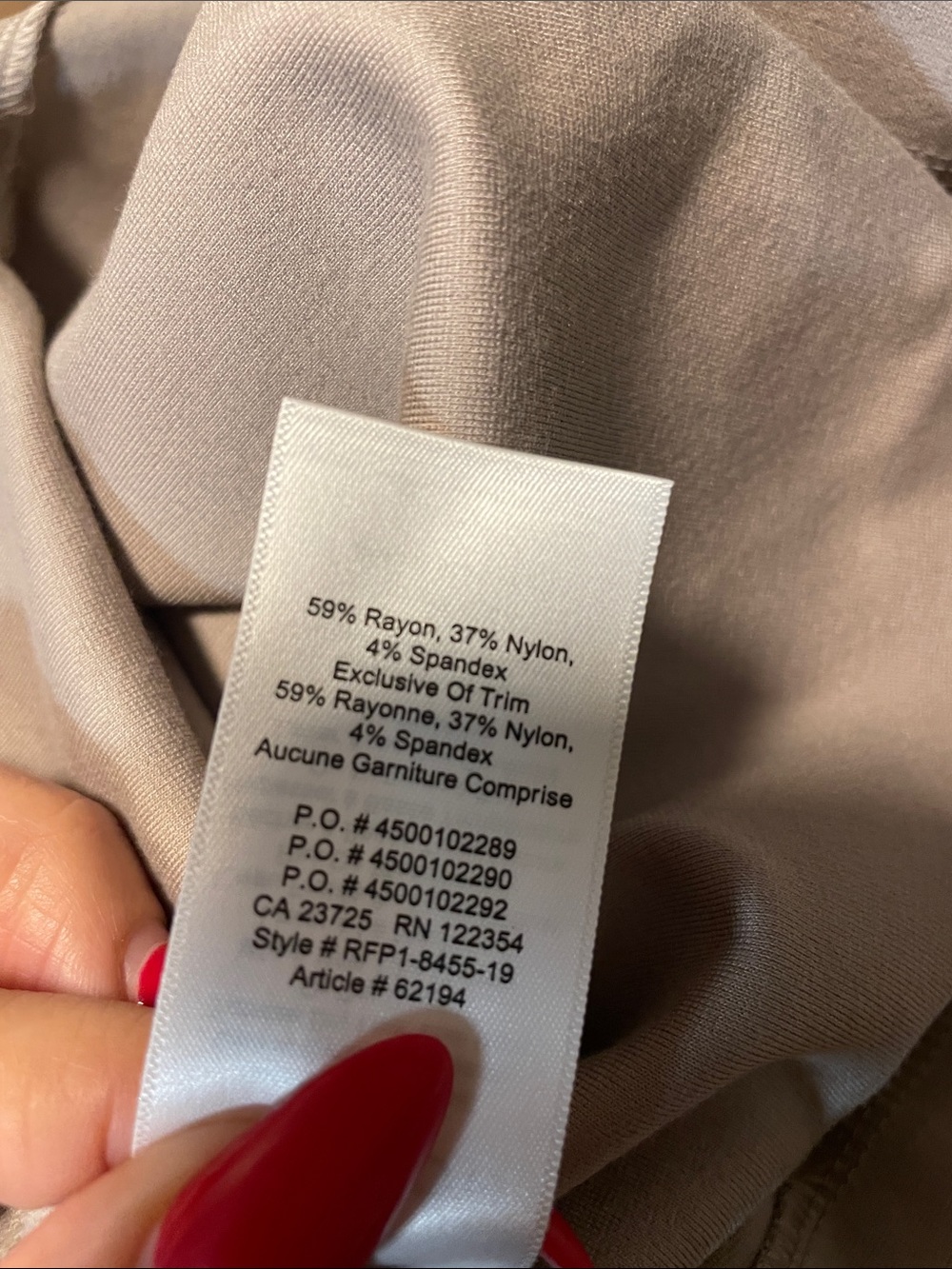 NWT Babaton Matheson Mock Neck Pencil Dress Bodycon Concrete Grey - Picture 8 of 8